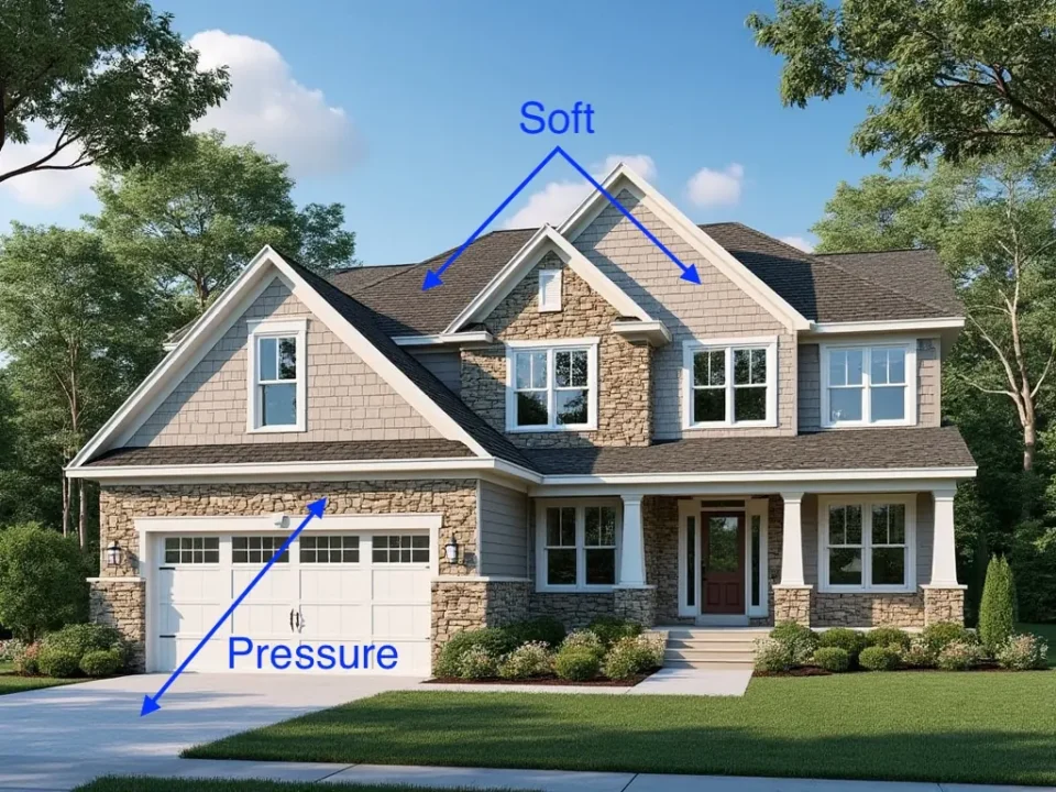 Soft vs Pressure Washing Rock Hill SC