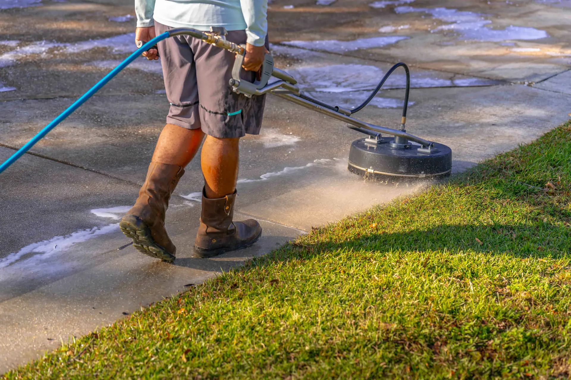 Sidewalk Pressure Washing