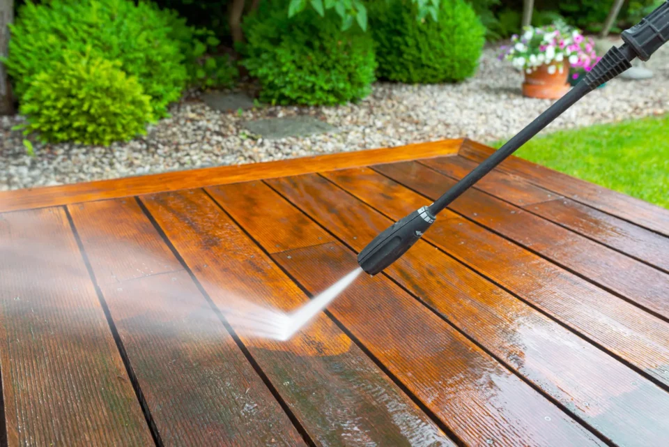 Pressure Washing Deck 1