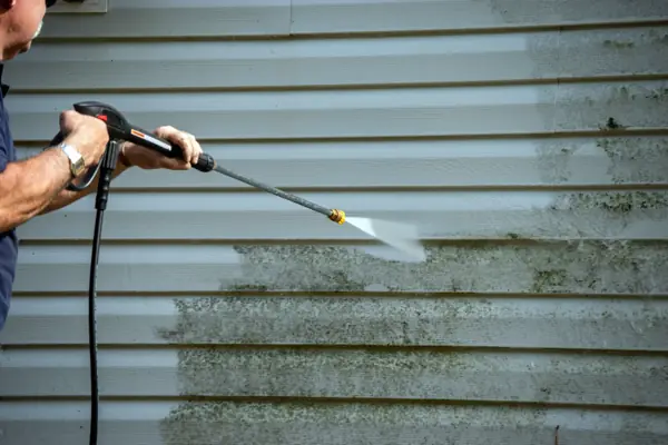 Warehouse pressure washing